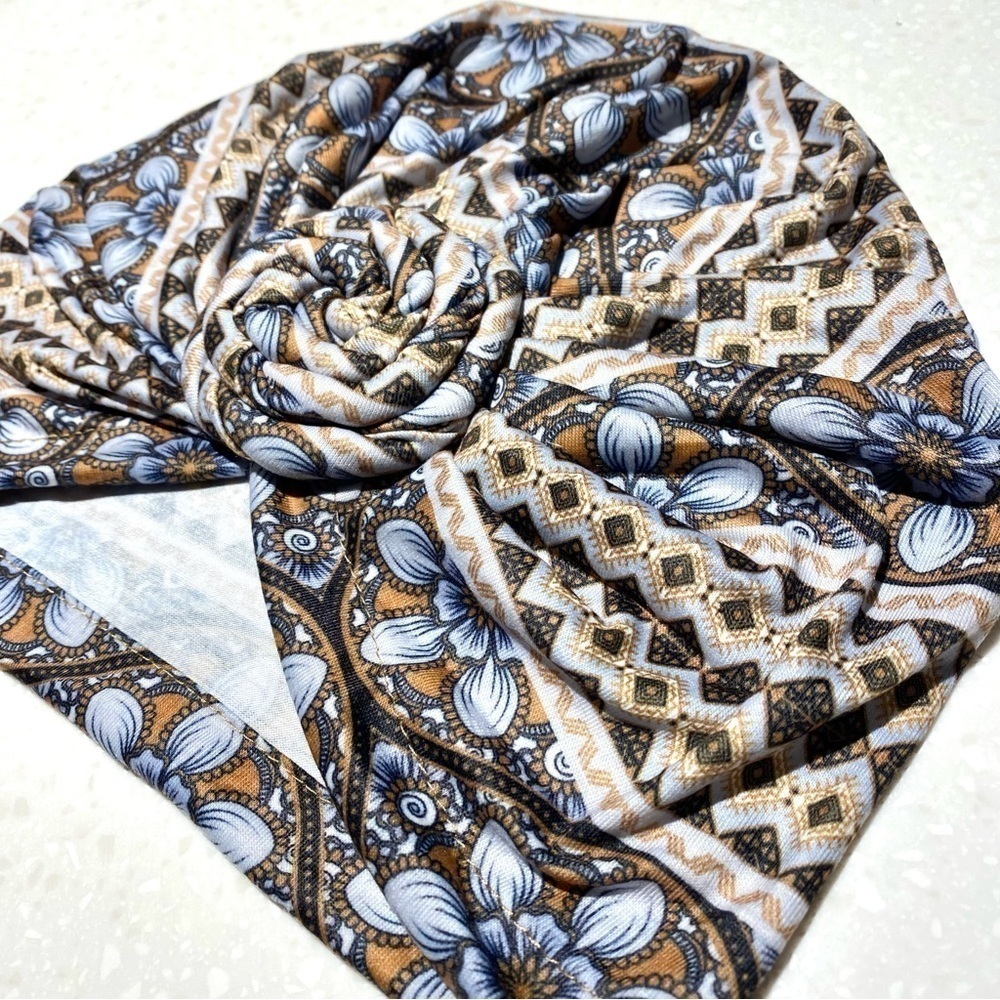 Beautiful trendy turbans/head Boho wraps w Gypsy spell/hippy/retro vibe - Picture 6 of 14